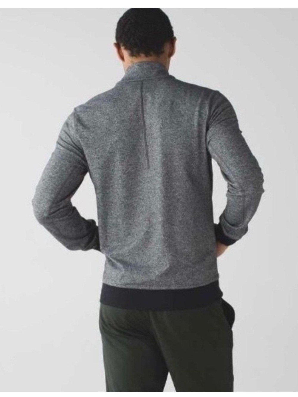 Lululemon | Mens PrePost Jacket in Heathered‎ Gray Black XXL - Picture 2 of 11